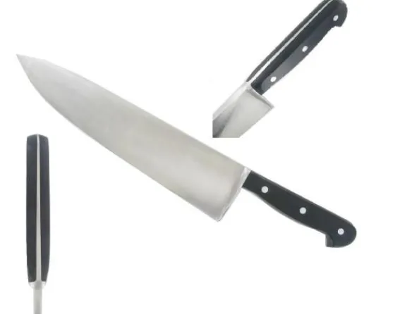 Sabatier Couteaux Lame Acier Inoxydable | Couteaux À Viande<ABATTRE 30 cm Canadien - INOX - MANCHE PLASTIQUE Ref 905