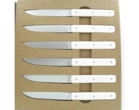 Sabatier Perceval<Coffret 6 pièces - 888 manche blanc