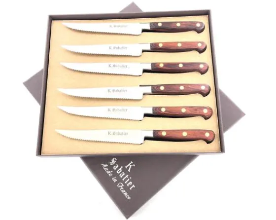 Sabatier K Sabatier - Les Forgés | Le Coin Des Affaires<Coffret de 6 Steaks 13 cm à dents - manche stamina