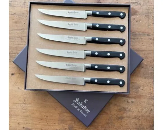 Sabatier K Sabatier - Les Forgés | Coffret Cadeau<Coffret de 6 Steaks 13 cm Authentique - PERRIER