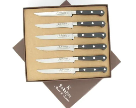 Sabatier K Sabatier - Les Forgés | Coffret Cadeau<Coffret de 6 Steaks droit droits 11 cm