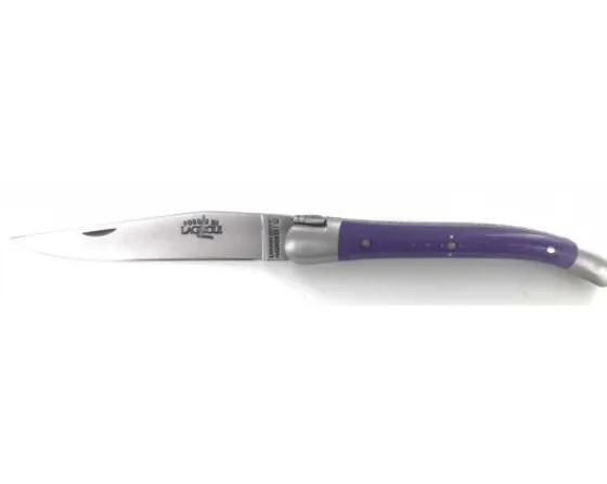 Sabatier Régional | Traditionnel<Laguiole 9 cm - 2 mitres - Tissu Compressé Violet