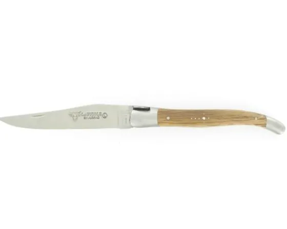 Sabatier Régional | Traditionnel<Laguiole 12 cm Feuille de Chêne - Chêne - 2 mitres