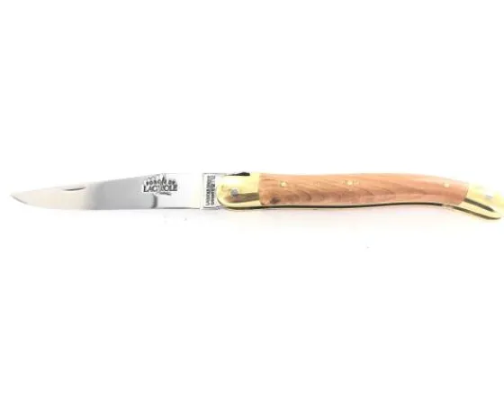 Sabatier Régional | Traditionnel<Laguiole Tradition 11 cm - 2 mitres Laiton - Genévrier