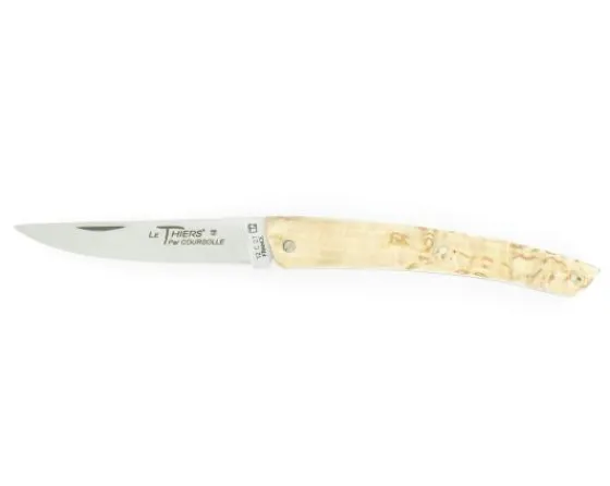 Sabatier Régional | Traditionnel<Le Thiers Coursolle 12 cm Bouleau Plein Manche