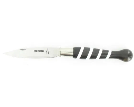 Sabatier Régional | Traditionnel<Nontron Virole n° 25 - Boule - Manche en Ebène et Corian