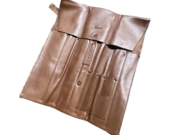 Sabatier Rangement Pour Couteaux<POCHETTE EN CUIR - VD Cuir Marron