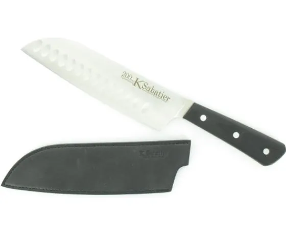 Sabatier Couteaux Lame Acier Inoxydable | Couteaux À Poisson / Filet De Sole<Santuko Cuisine Orientale 17 cm Alvéolée  - 200 -  Manche en G10